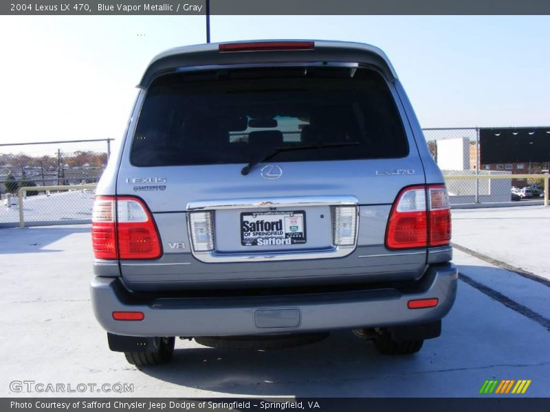 Blue Vapor Metallic / Gray 2004 Lexus LX 470