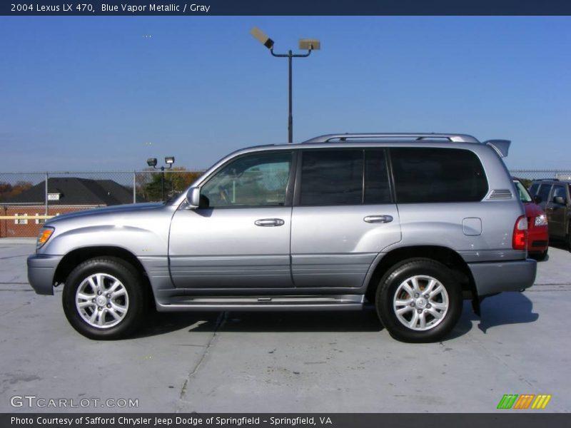 Blue Vapor Metallic / Gray 2004 Lexus LX 470