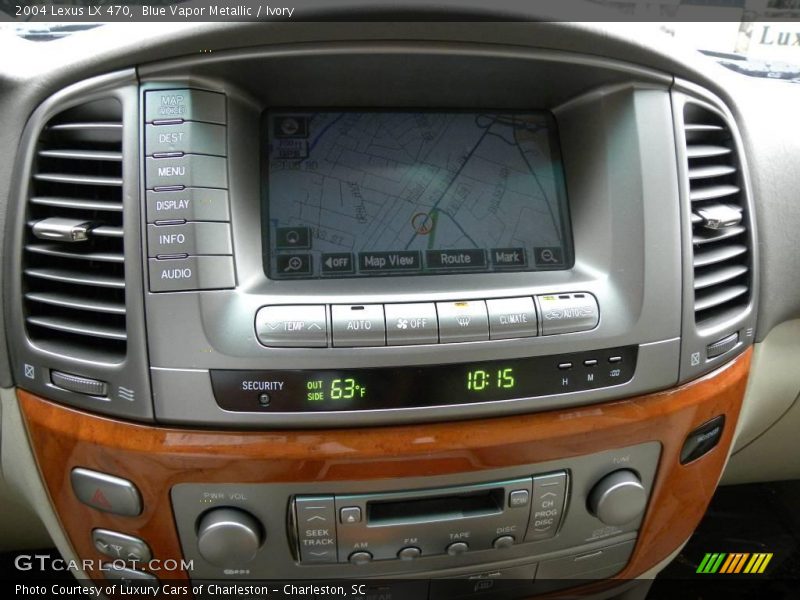 Blue Vapor Metallic / Ivory 2004 Lexus LX 470