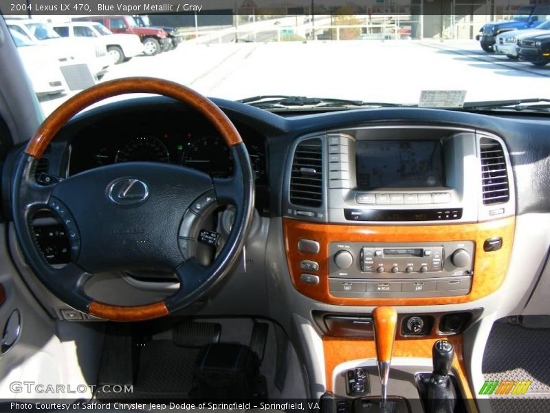 Blue Vapor Metallic / Gray 2004 Lexus LX 470