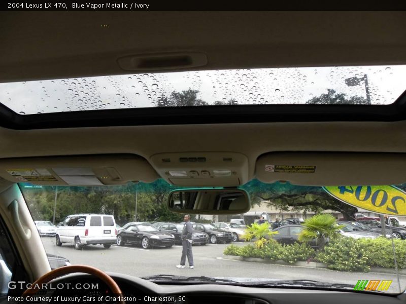 Blue Vapor Metallic / Ivory 2004 Lexus LX 470