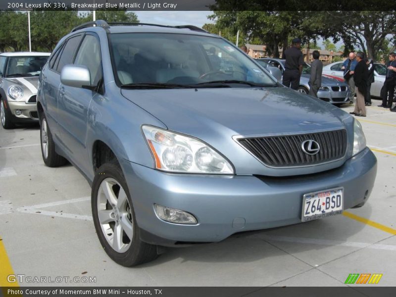 Breakwater Blue Metallic / Light Gray 2004 Lexus RX 330