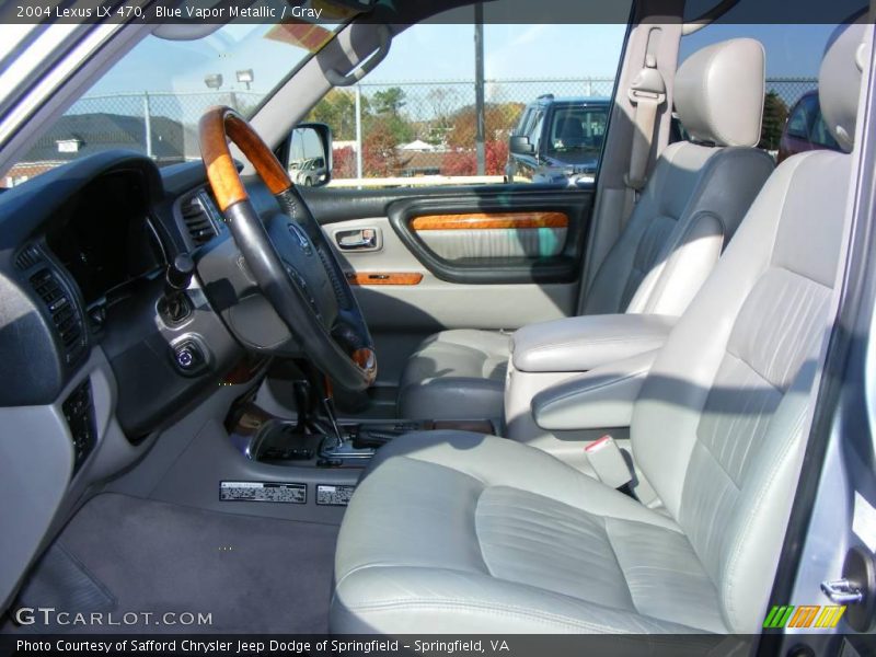 Blue Vapor Metallic / Gray 2004 Lexus LX 470