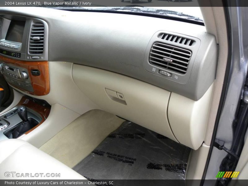 Blue Vapor Metallic / Ivory 2004 Lexus LX 470