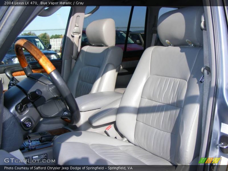 Blue Vapor Metallic / Gray 2004 Lexus LX 470