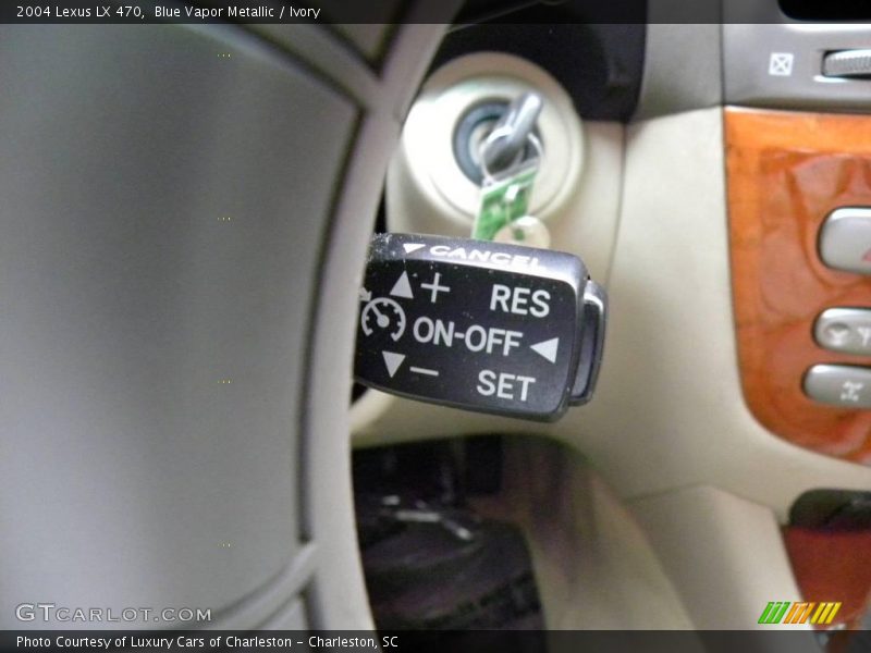 Blue Vapor Metallic / Ivory 2004 Lexus LX 470