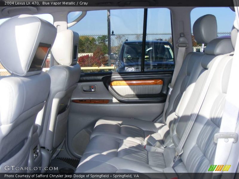 Blue Vapor Metallic / Gray 2004 Lexus LX 470