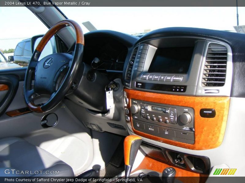 Blue Vapor Metallic / Gray 2004 Lexus LX 470