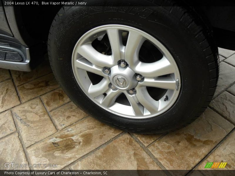 Blue Vapor Metallic / Ivory 2004 Lexus LX 470