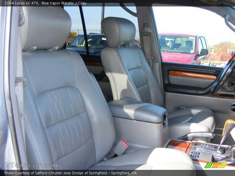 Blue Vapor Metallic / Gray 2004 Lexus LX 470