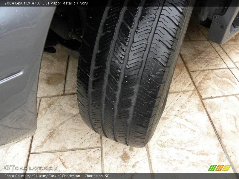 Blue Vapor Metallic / Ivory 2004 Lexus LX 470