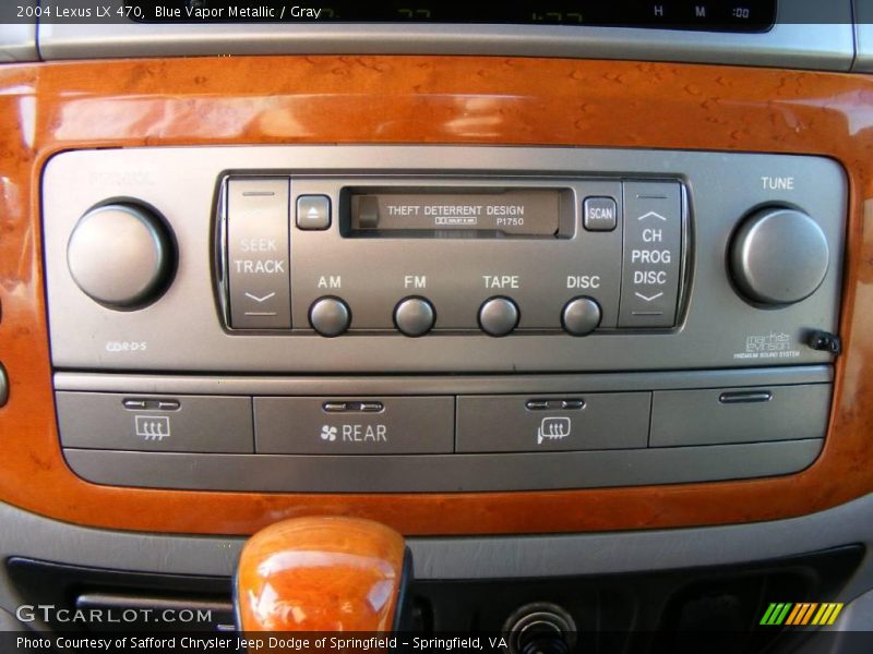Blue Vapor Metallic / Gray 2004 Lexus LX 470