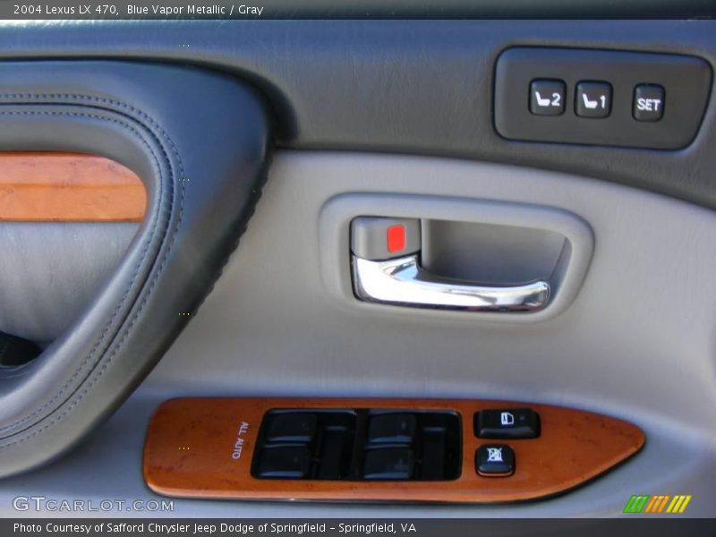 Blue Vapor Metallic / Gray 2004 Lexus LX 470