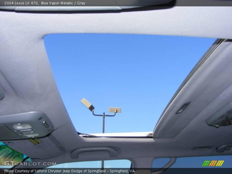 Blue Vapor Metallic / Gray 2004 Lexus LX 470