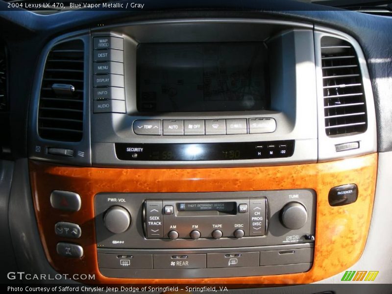 Blue Vapor Metallic / Gray 2004 Lexus LX 470