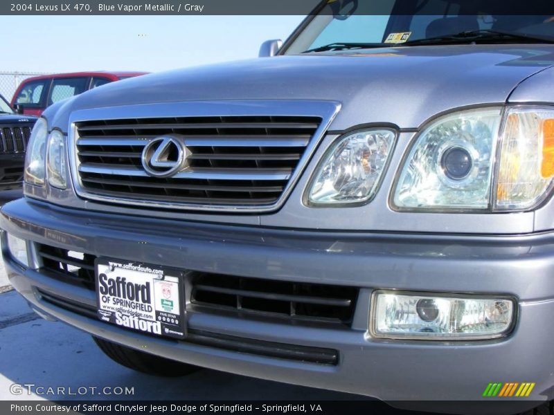 Blue Vapor Metallic / Gray 2004 Lexus LX 470