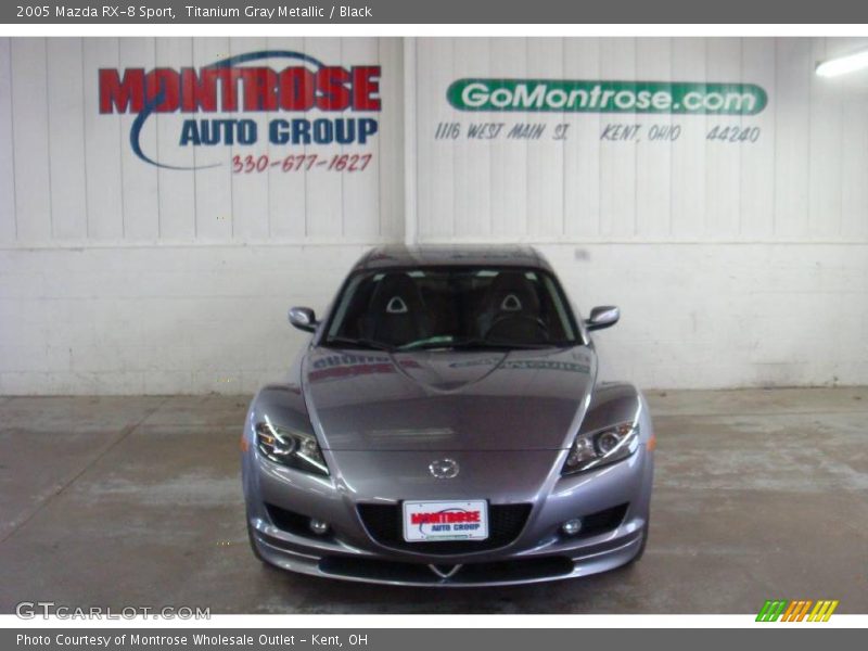 Titanium Gray Metallic / Black 2005 Mazda RX-8 Sport