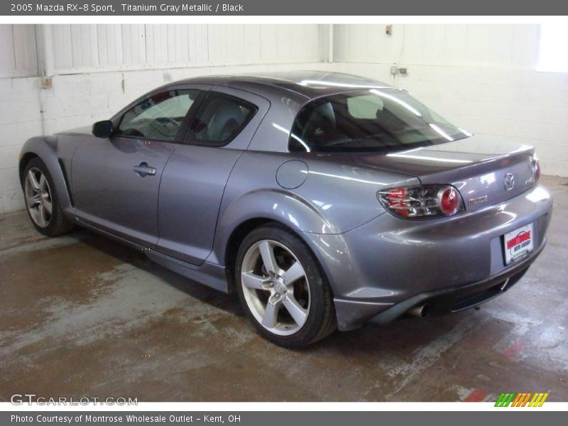 Titanium Gray Metallic / Black 2005 Mazda RX-8 Sport