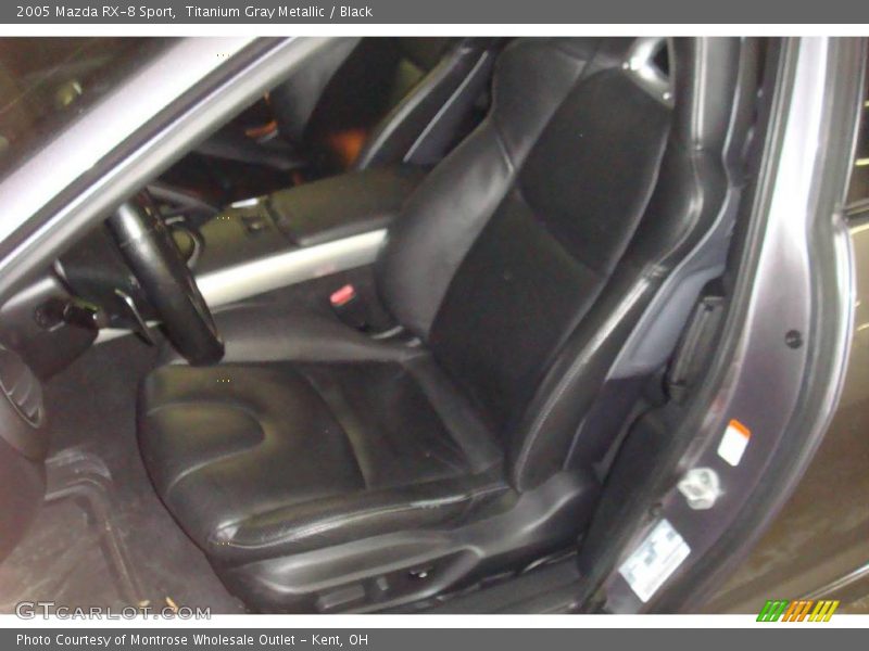 Titanium Gray Metallic / Black 2005 Mazda RX-8 Sport