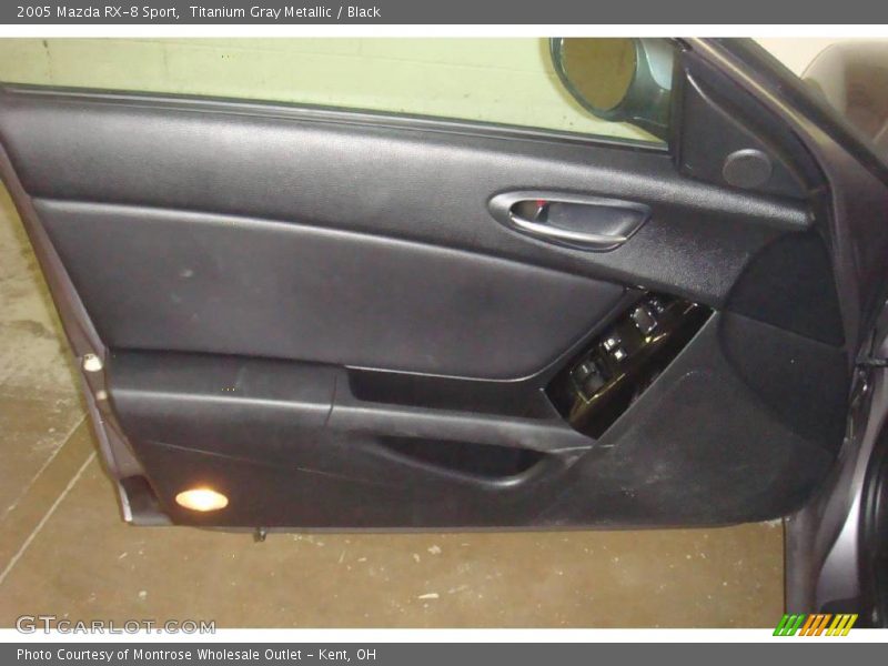 Titanium Gray Metallic / Black 2005 Mazda RX-8 Sport