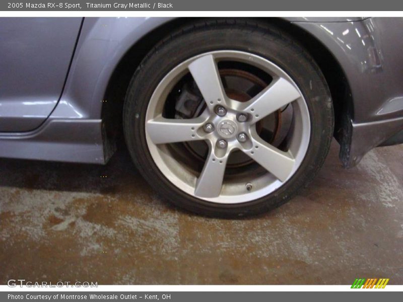 Titanium Gray Metallic / Black 2005 Mazda RX-8 Sport