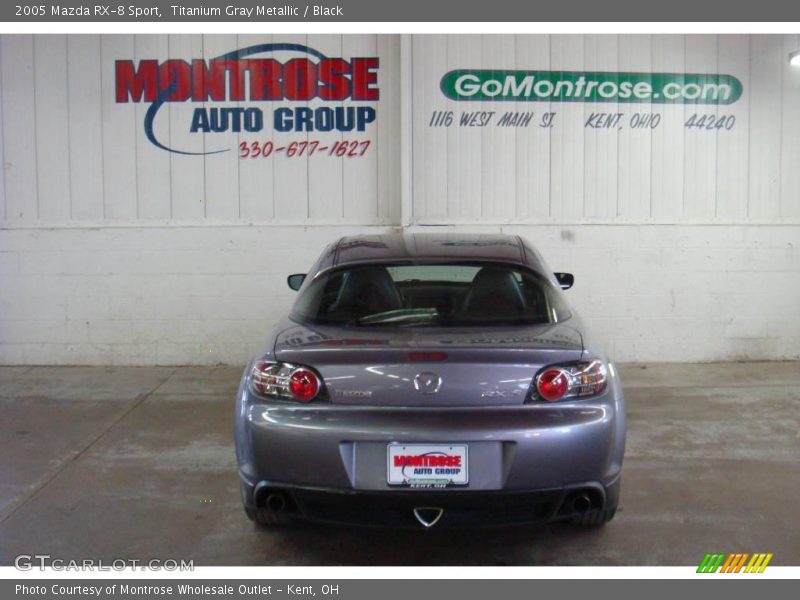 Titanium Gray Metallic / Black 2005 Mazda RX-8 Sport