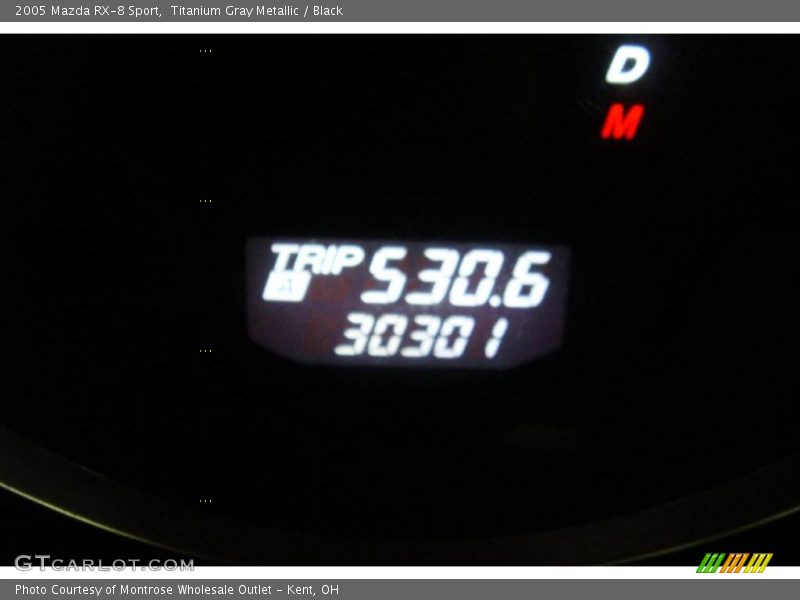 Titanium Gray Metallic / Black 2005 Mazda RX-8 Sport