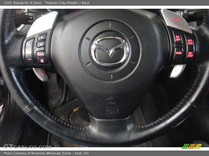 Titanium Gray Metallic / Black 2005 Mazda RX-8 Sport