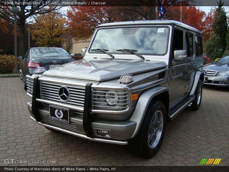 Pewter Metallic / Charcoal 2008 Mercedes-Benz G 55 AMG