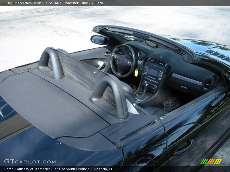 Black / Black 2006 Mercedes-Benz SLK 55 AMG Roadster