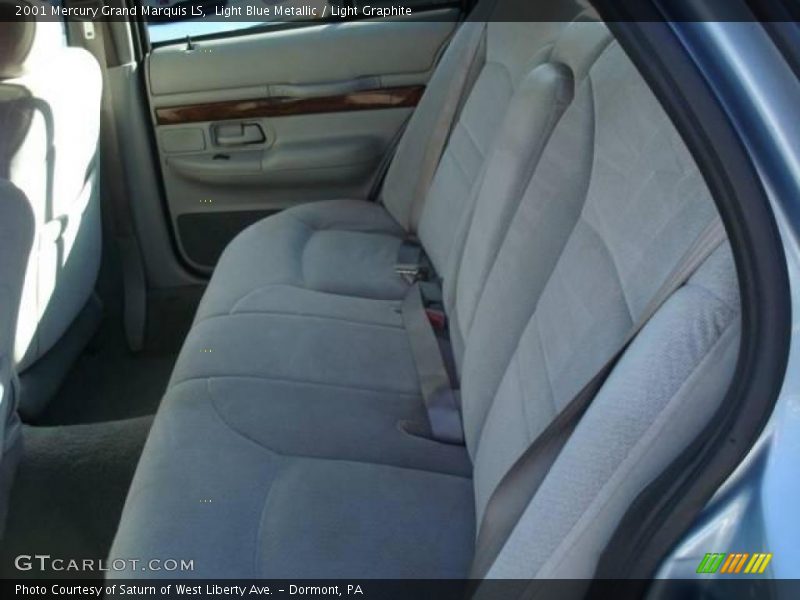 Light Blue Metallic / Light Graphite 2001 Mercury Grand Marquis LS