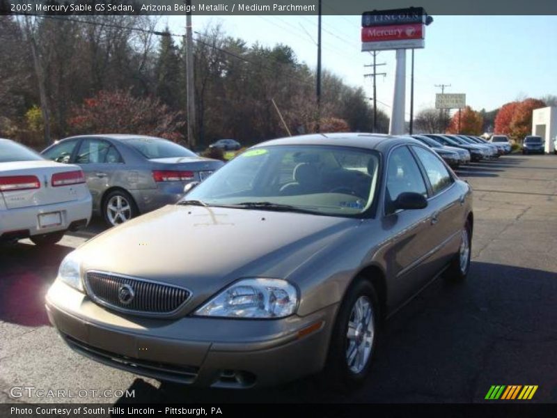 Arizona Beige Metallic / Medium Parchment 2005 Mercury Sable GS Sedan