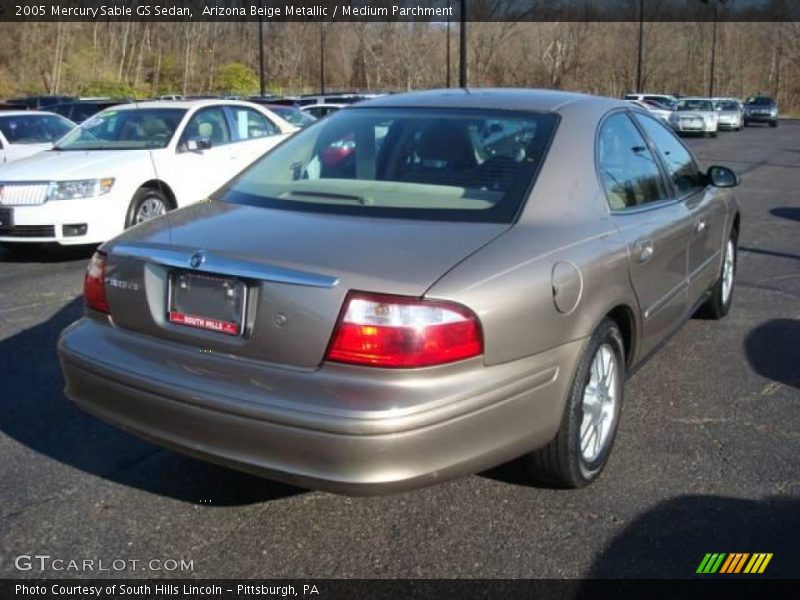 Arizona Beige Metallic / Medium Parchment 2005 Mercury Sable GS Sedan