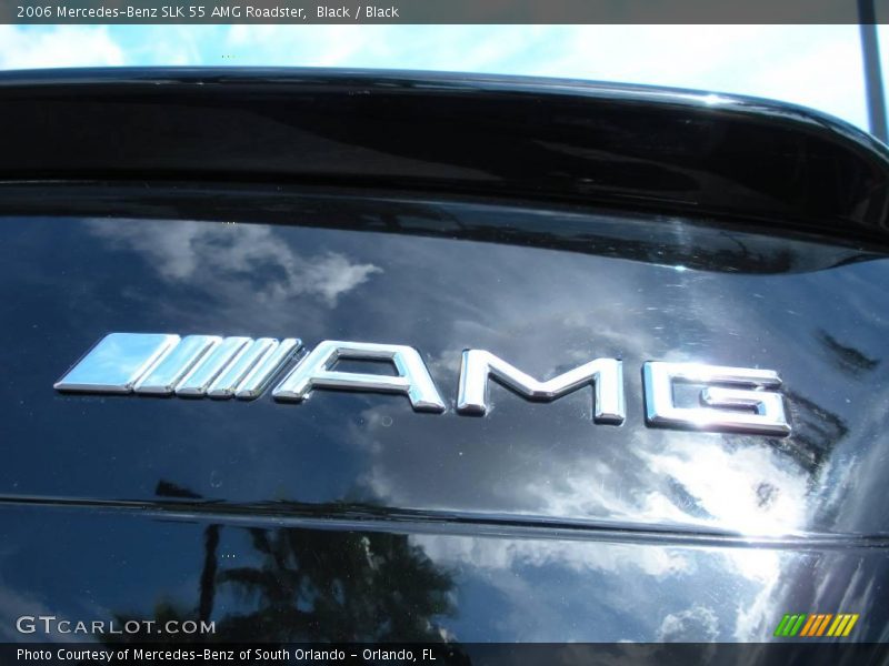 Black / Black 2006 Mercedes-Benz SLK 55 AMG Roadster