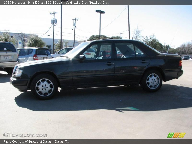 Anthracite Grey Metallic / Grey 1989 Mercedes-Benz E Class 300 E Sedan