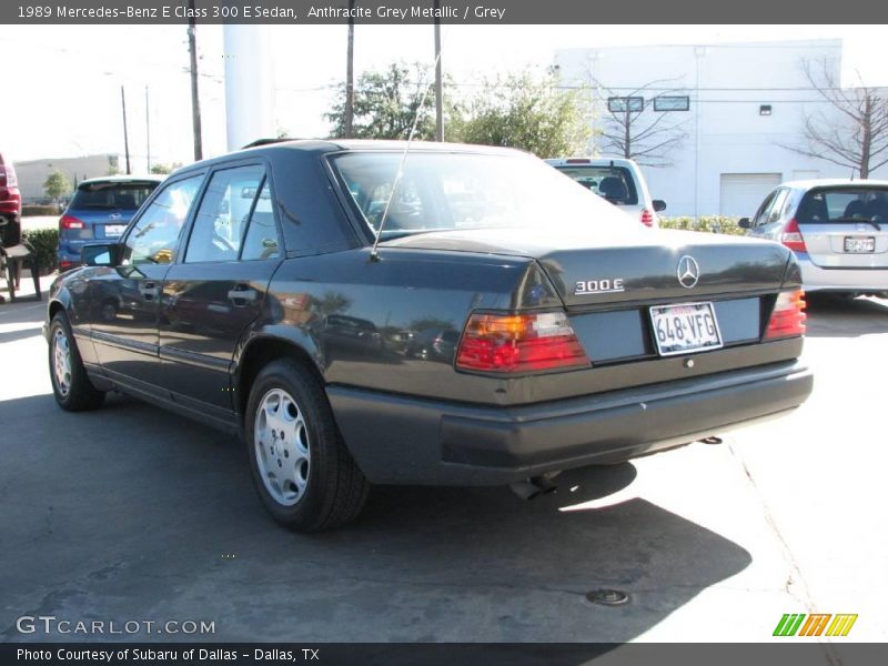 Anthracite Grey Metallic / Grey 1989 Mercedes-Benz E Class 300 E Sedan