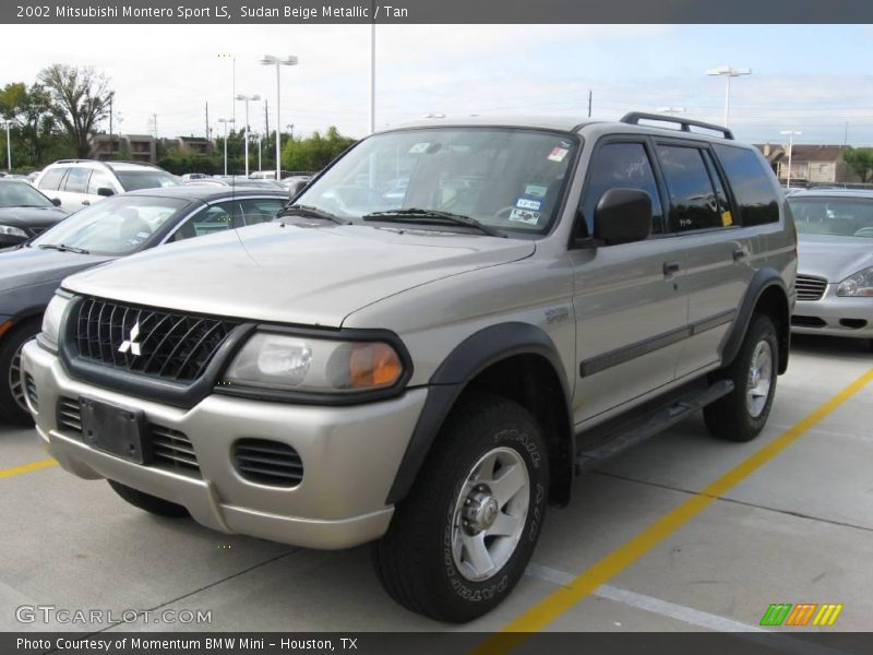 Sudan Beige Metallic / Tan 2002 Mitsubishi Montero Sport LS