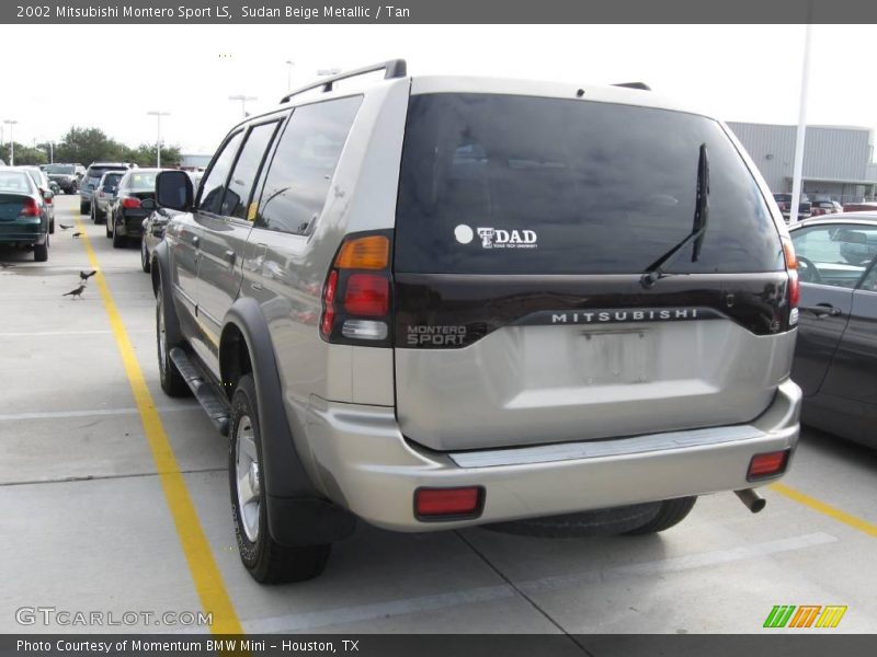 Sudan Beige Metallic / Tan 2002 Mitsubishi Montero Sport LS