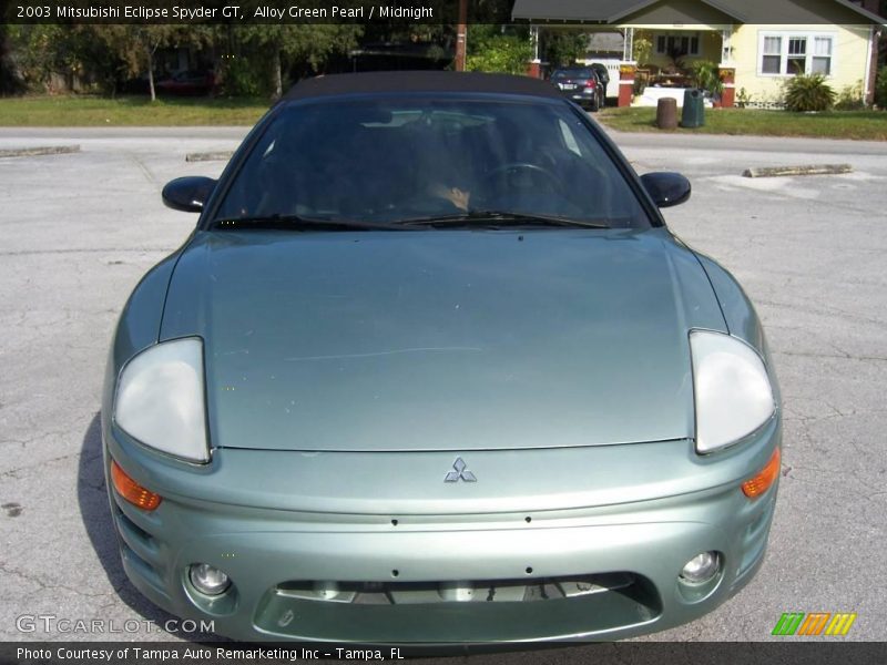 Alloy Green Pearl / Midnight 2003 Mitsubishi Eclipse Spyder GT