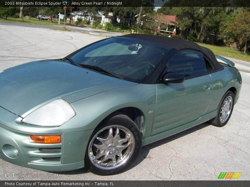 Alloy Green Pearl / Midnight 2003 Mitsubishi Eclipse Spyder GT