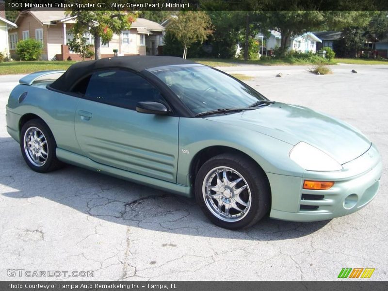 Alloy Green Pearl / Midnight 2003 Mitsubishi Eclipse Spyder GT