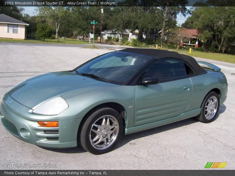 Alloy Green Pearl / Midnight 2003 Mitsubishi Eclipse Spyder GT