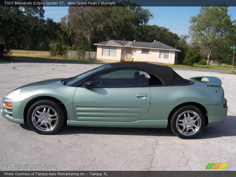Alloy Green Pearl / Midnight 2003 Mitsubishi Eclipse Spyder GT