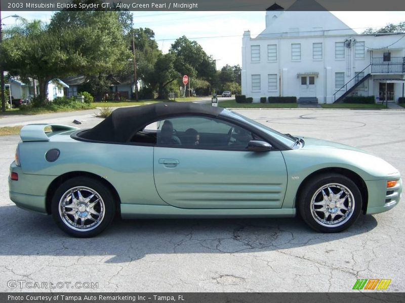 Alloy Green Pearl / Midnight 2003 Mitsubishi Eclipse Spyder GT