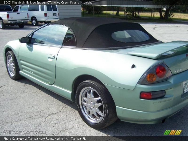 Alloy Green Pearl / Midnight 2003 Mitsubishi Eclipse Spyder GT