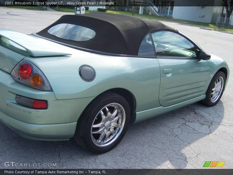 Alloy Green Pearl / Midnight 2003 Mitsubishi Eclipse Spyder GT