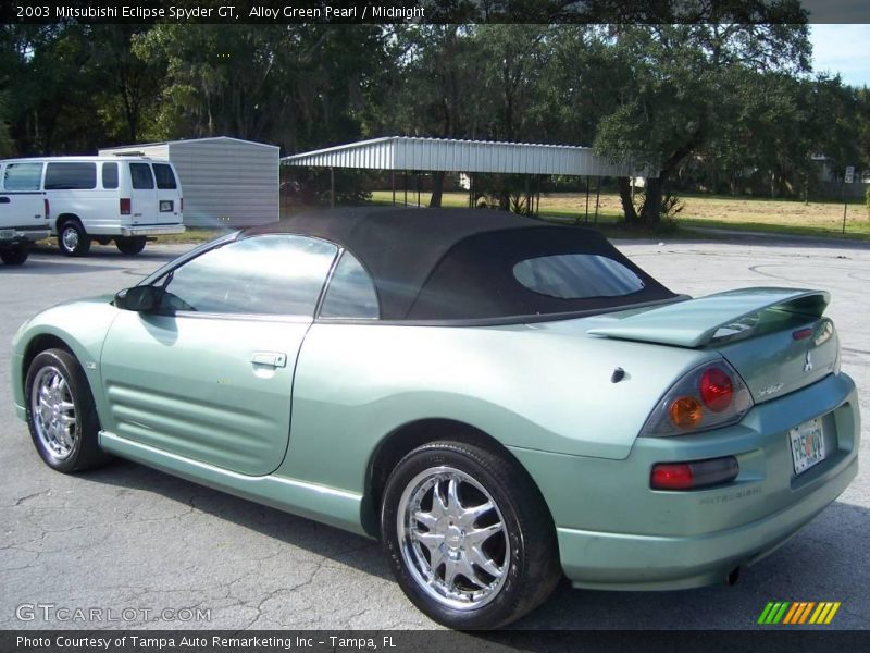 Alloy Green Pearl / Midnight 2003 Mitsubishi Eclipse Spyder GT