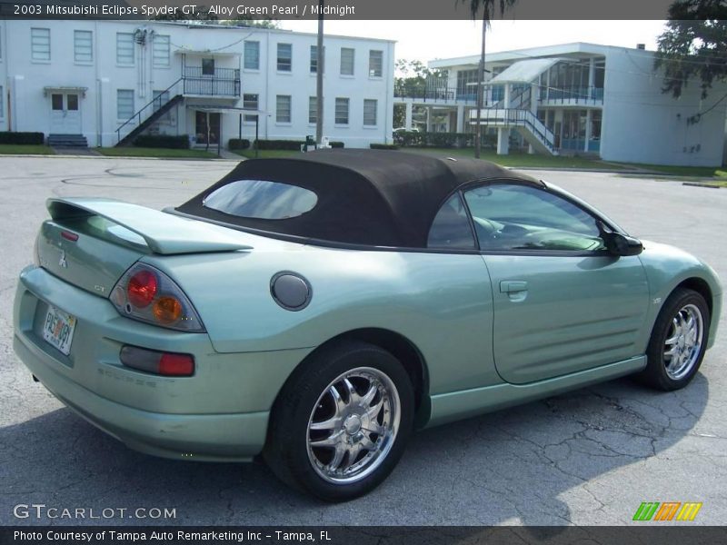 Alloy Green Pearl / Midnight 2003 Mitsubishi Eclipse Spyder GT