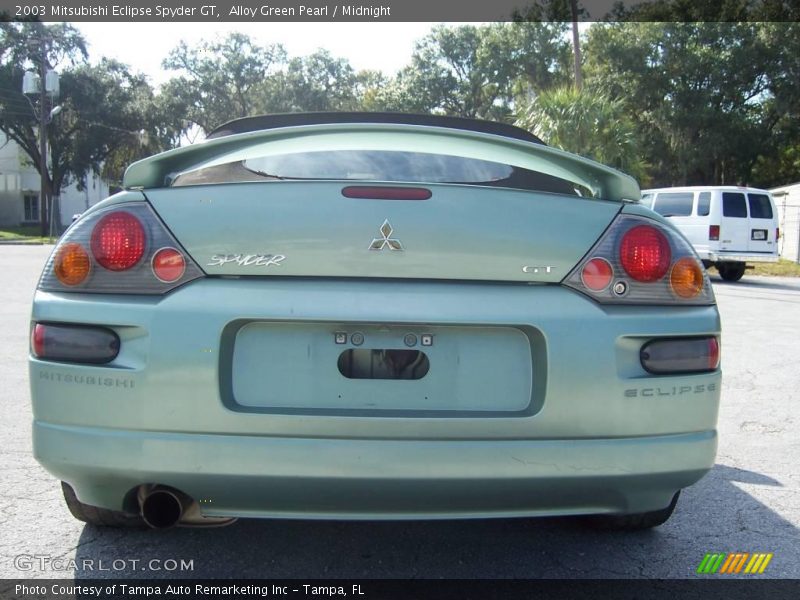 Alloy Green Pearl / Midnight 2003 Mitsubishi Eclipse Spyder GT