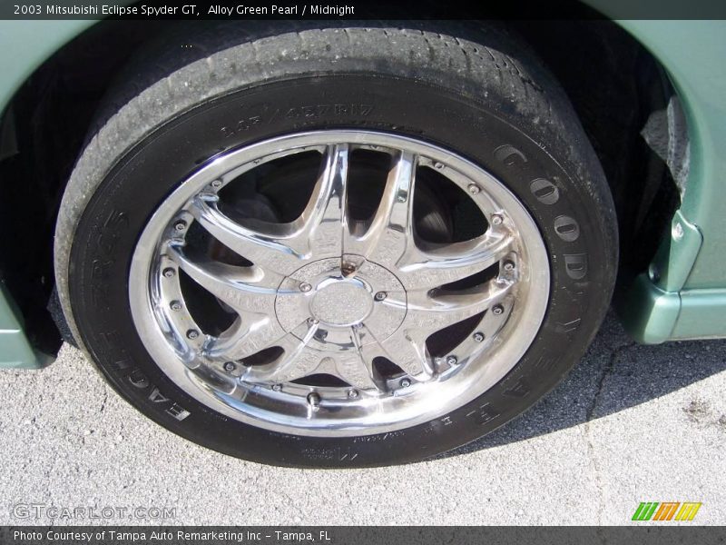 Alloy Green Pearl / Midnight 2003 Mitsubishi Eclipse Spyder GT